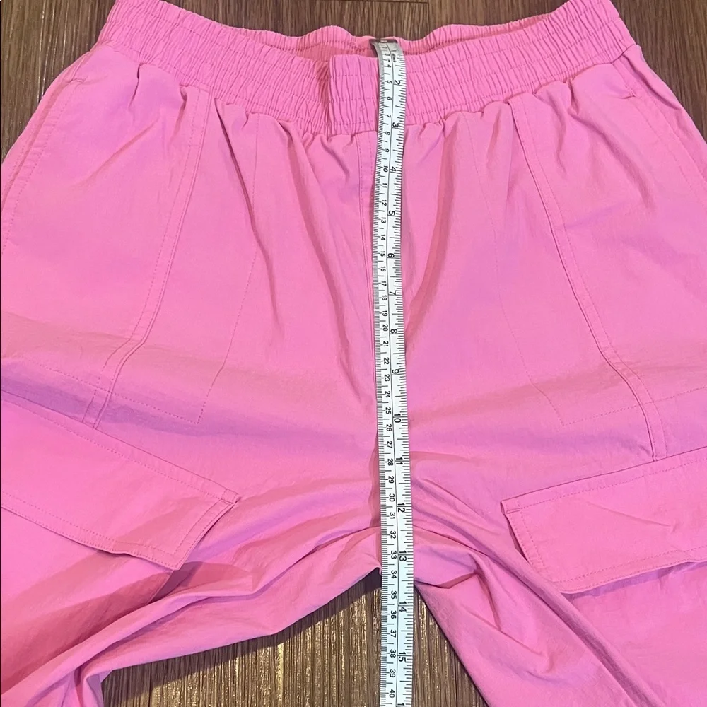 Vibrant Pink Elastic Waist Pants - Picture 14 of 15